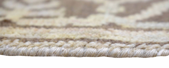 Hand Knotted Oriental Oushak Wool Runner Rug - The Rug Decor