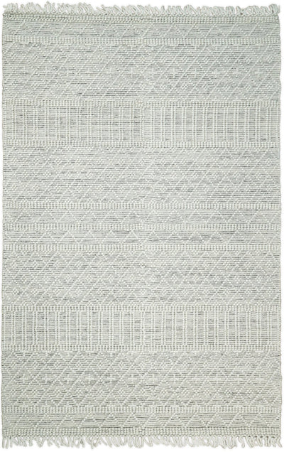 Hand Made Woolen Chunky and Soft White Wool Area Rug | CAL1 - The Rug Decor