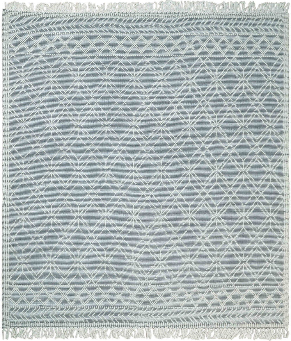 Hand Made Woolen Chunky and Soft White Wool Area Rug | CAL3 - The Rug Decor