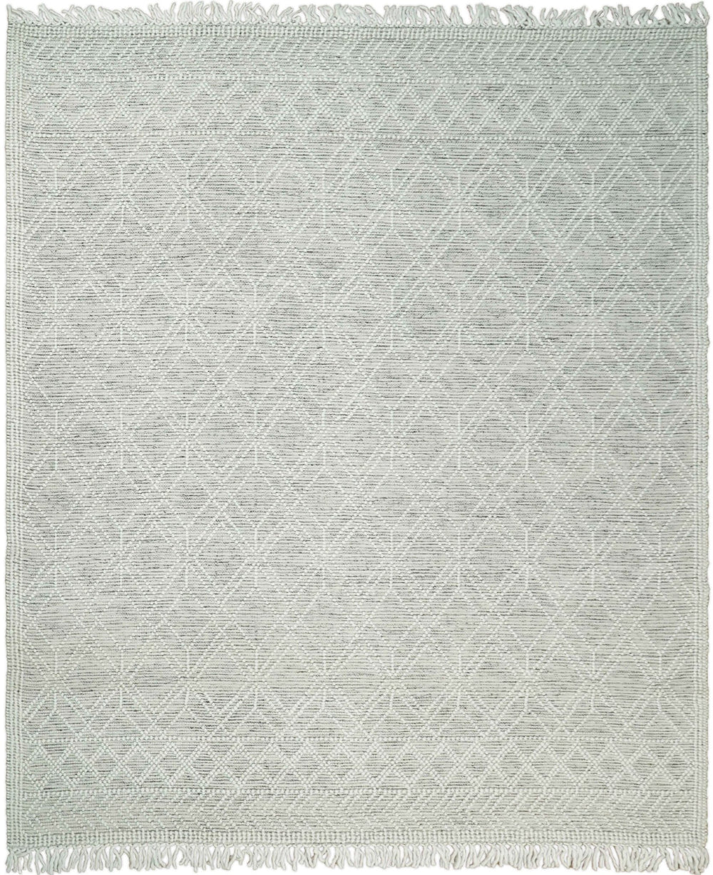 Hand Made Woolen Chunky and Soft White Wool Area Rug | CAL4 - The Rug Decor