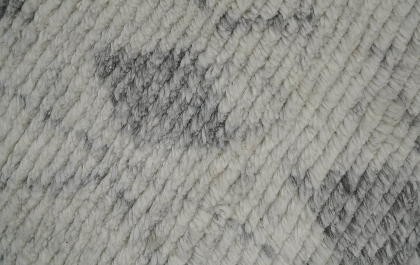 Hand Woven Beige and Gray 2x3 Trellis Moroccan Rug Made with Fine Wool | TRDCP79723 - The Rug Decor