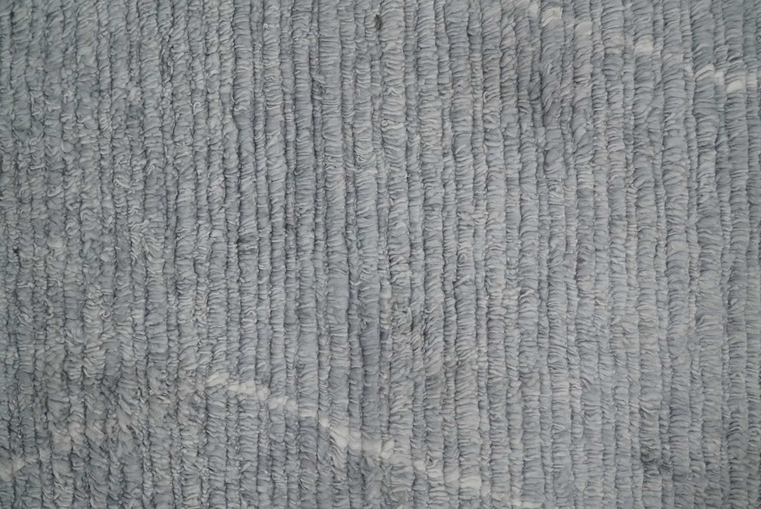 Hand Woven Blue and White 2x3 Trellis Moroccan Rug Made with Fine Wool | TRDCP79523 - The Rug Decor