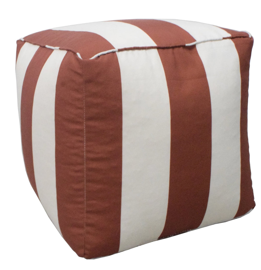 Handmade Outdoor and Indoor Ottoman Pouf - Footstool, Comfortable Chair or Footrest - The Rug Decor