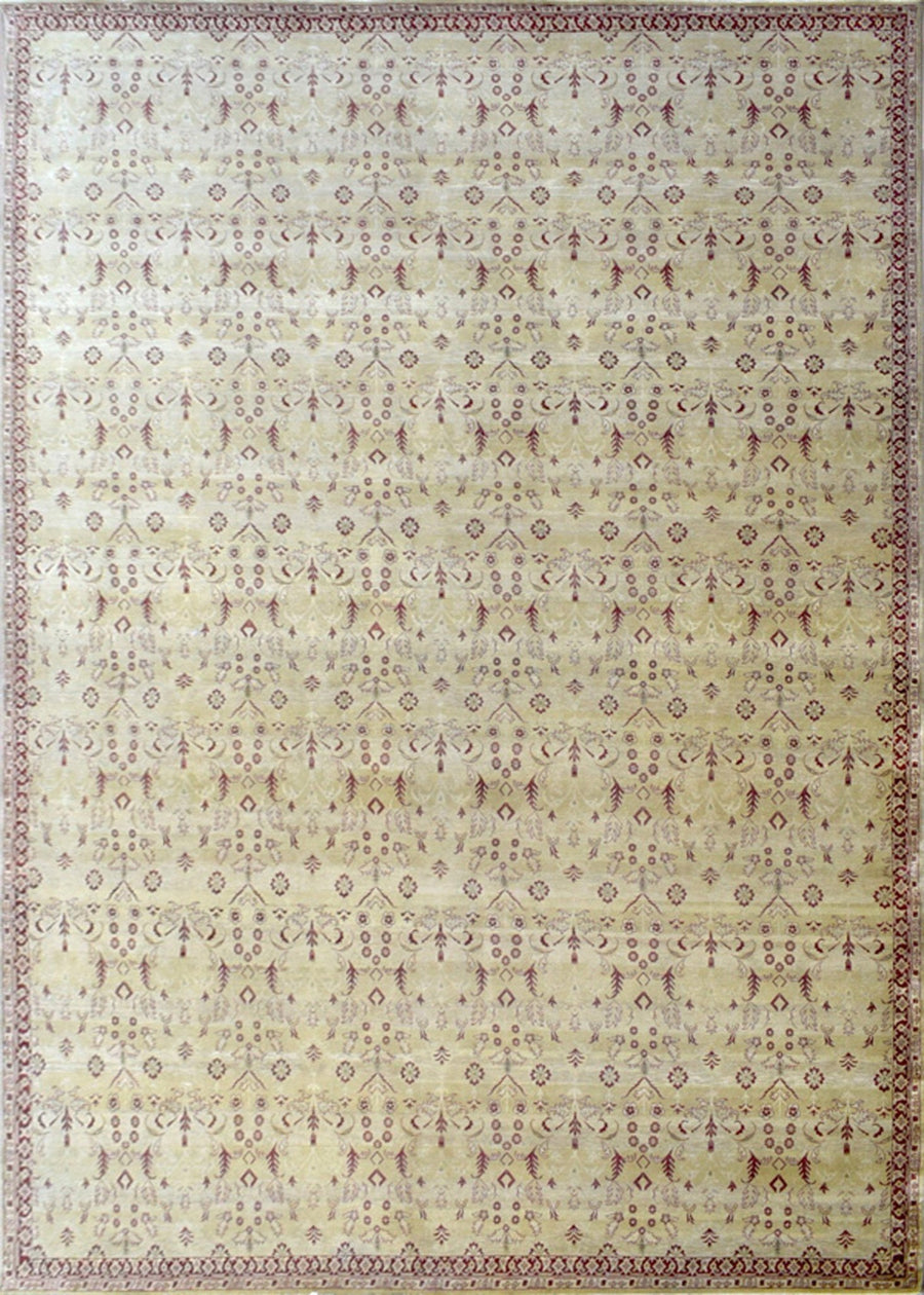 High knot 10 x 14 Handmade Area Rug made with Hand-spun Wool - The Rug Decor