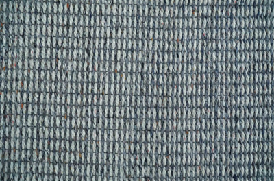Ivory and Blue Hand Woven 3x5, 5x8, 6x9, 8x10 and 9x12 Natural Wool Area Rug, Living Room Rug | UL89 - The Rug Decor