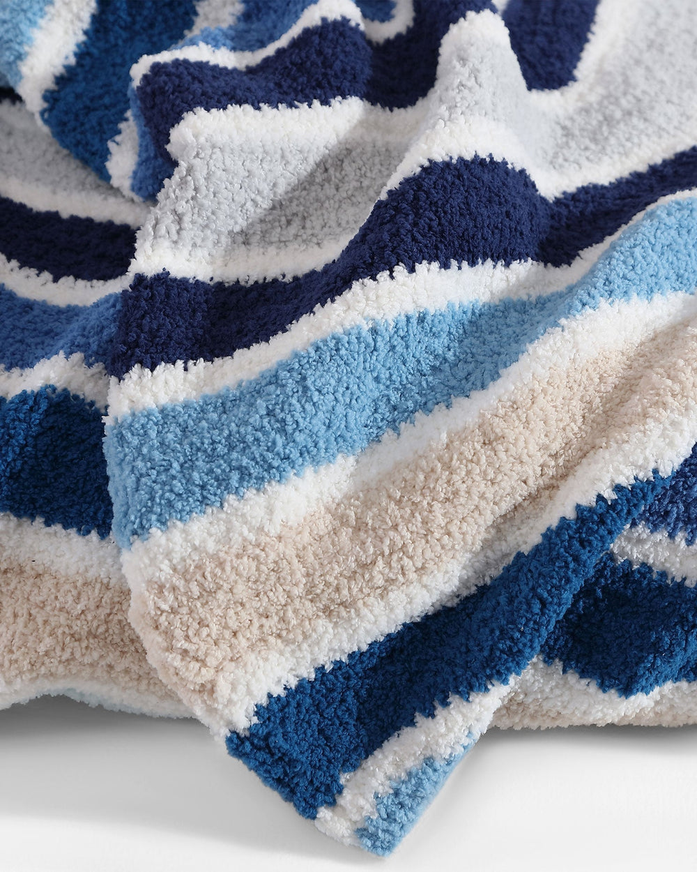 Lightweight, Cozy, and Modern Stripes Chevron Throw Blanket - The Rug Decor