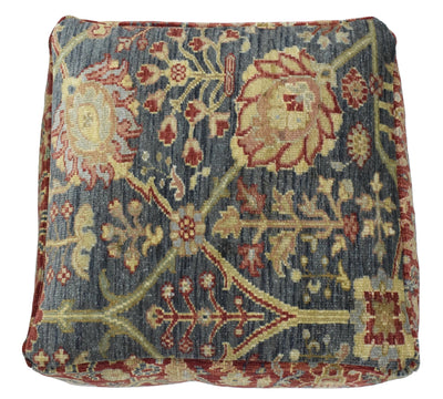 Luxury Floor Pillow made from fine woolen hand knotted Area Rug - The Rug Decor