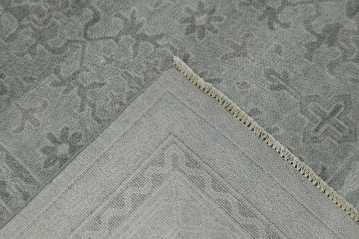 Luxury Hand knotted Wool 8x10 Gray Area Rug | EMP4 - The Rug Decor