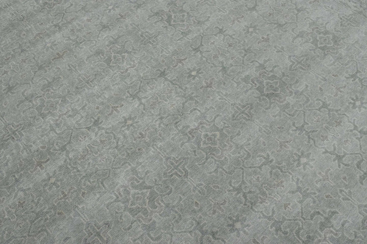 Luxury Hand knotted Wool 8x10 Gray Area Rug | EMP4 - The Rug Decor