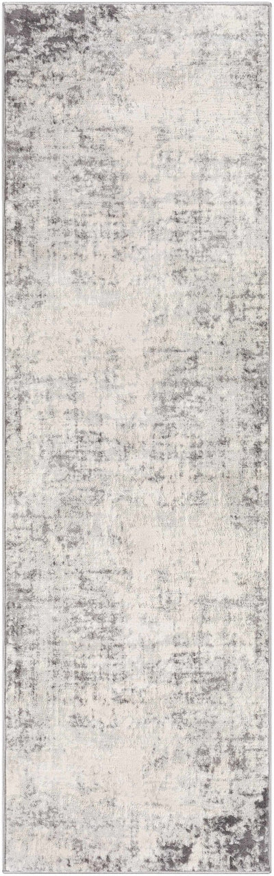 Modern Abstract Beige, Silver and Charcoal Multi Size Area Rug - The Rug Decor