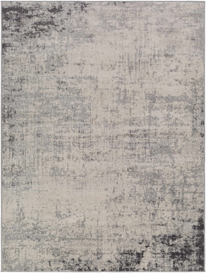 Modern Abstract Beige, Silver and Charcoal Multi Size Area Rug - The Rug Decor