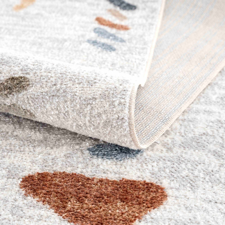Modern Art Design Machine Woven Multicolor Machine Washable Rug - The Rug Decor