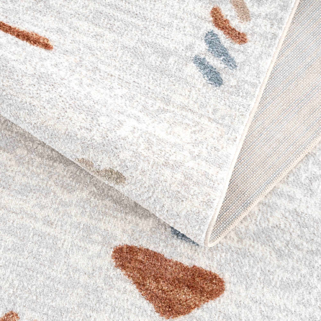 Modern Art Design Machine Woven Multicolor Machine Washable Rug - The Rug Decor