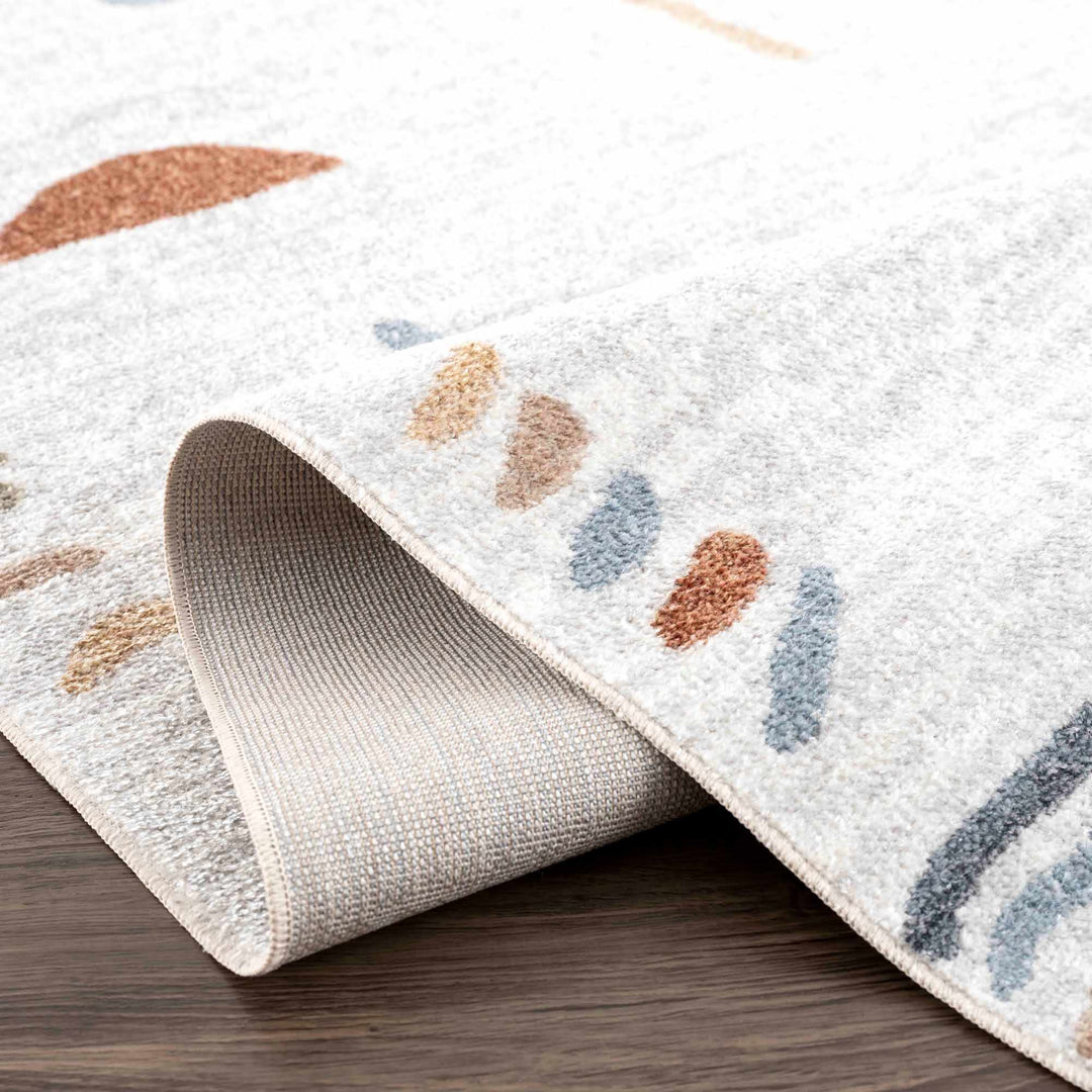 Modern Art Design Machine Woven Multicolor Machine Washable Rug - The Rug Decor