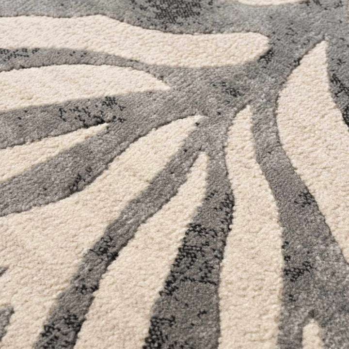 Modern Beige and Charcoal Zebra Print Area Rug - The Rug Decor