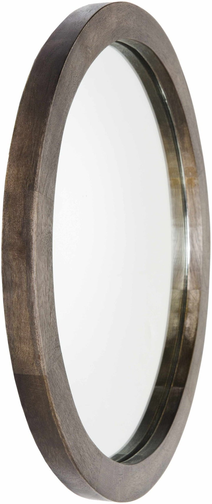 Modern Brown Ring Wall Mirror Perfect For Home Decor - The Rug Decor