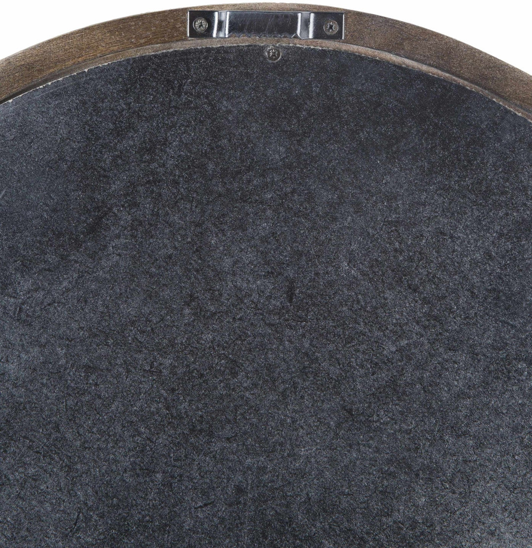 Modern Brown Ring Wall Mirror Perfect For Home Decor - The Rug Decor