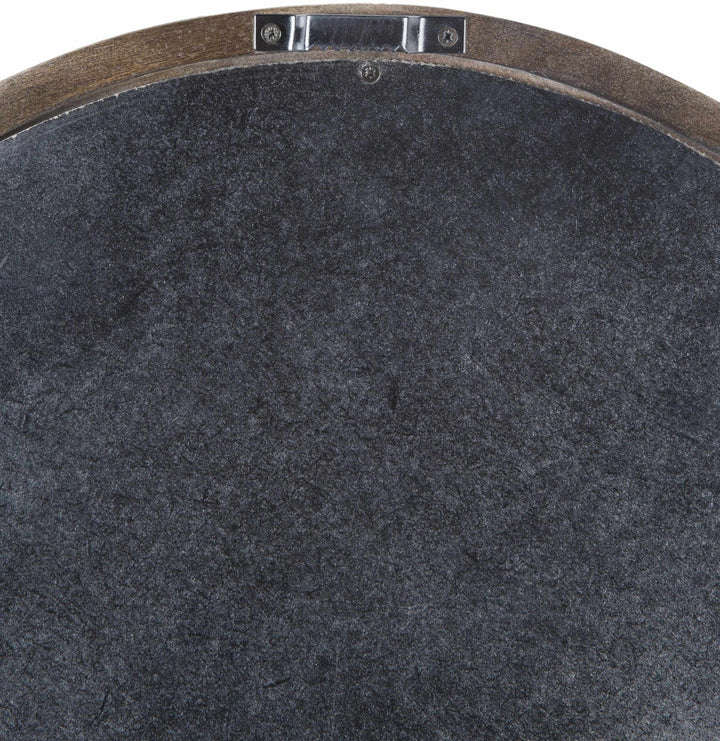 Modern Brown Ring Wall Mirror Perfect For Home Decor - The Rug Decor