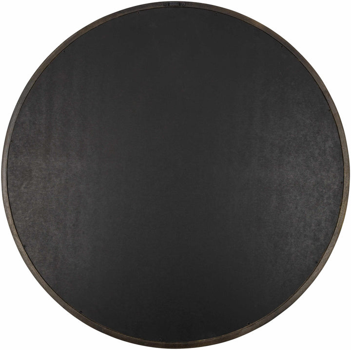 Modern Brown Ring Wall Mirror Perfect For Home Decor - The Rug Decor