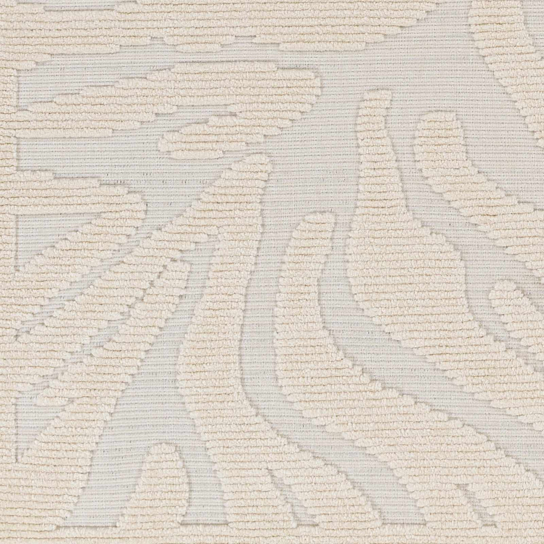 Modern Carved Texture Beige Zebra Print Washable Area Rug - The Rug Decor