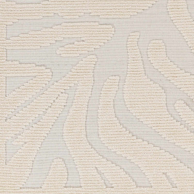 Modern Carved Texture Beige Zebra Print Washable Area Rug - The Rug Decor