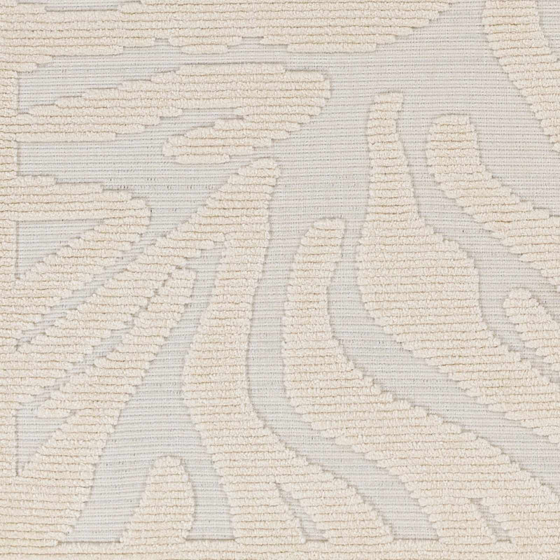 Modern Carved Texture Beige Zebra Print Washable Area Rug - The Rug Decor