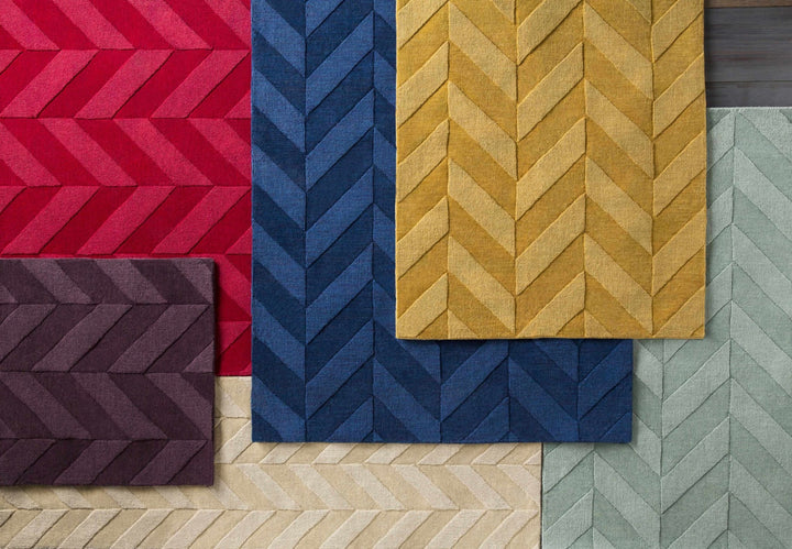 Modern Contemporary Beige Medium Pile Hand Loomed Wool Area Rug - The Rug Decor