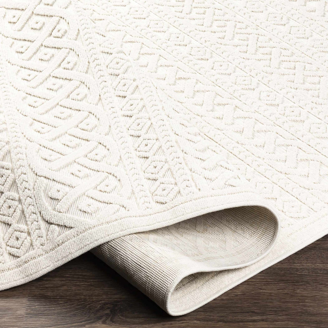 High Low Rug Modern Contemporary Beige Outdoor Safe High Low Pile Area Rug – The Rug ...