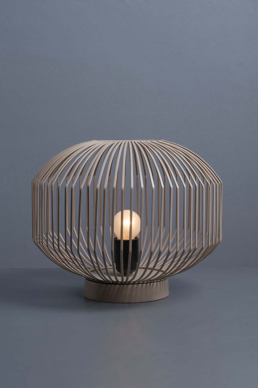 Modern Contemporary Wire Caged Table Lamp - The Rug Decor