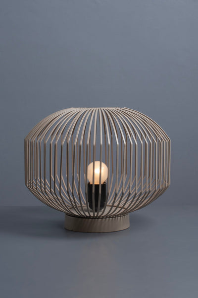 Modern Contemporary Wire Caged Table Lamp - The Rug Decor