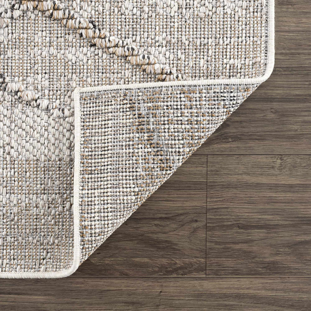 Safe Rug Modern Geometrical Contemporary Beige Outdoor Safe Area Rug – The Rug Decor