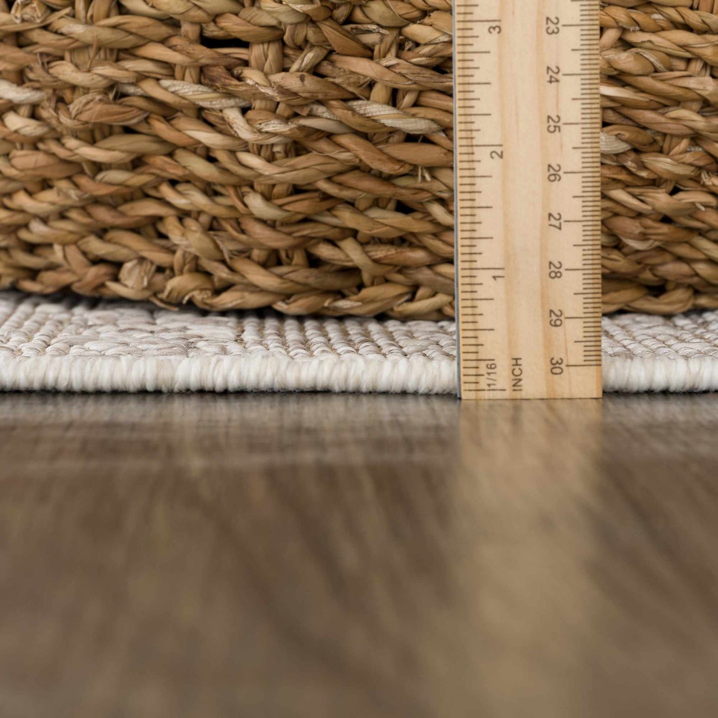 Modern Geometrical Contemporary Beige Outdoor Safe Area Rug - The Rug Decor