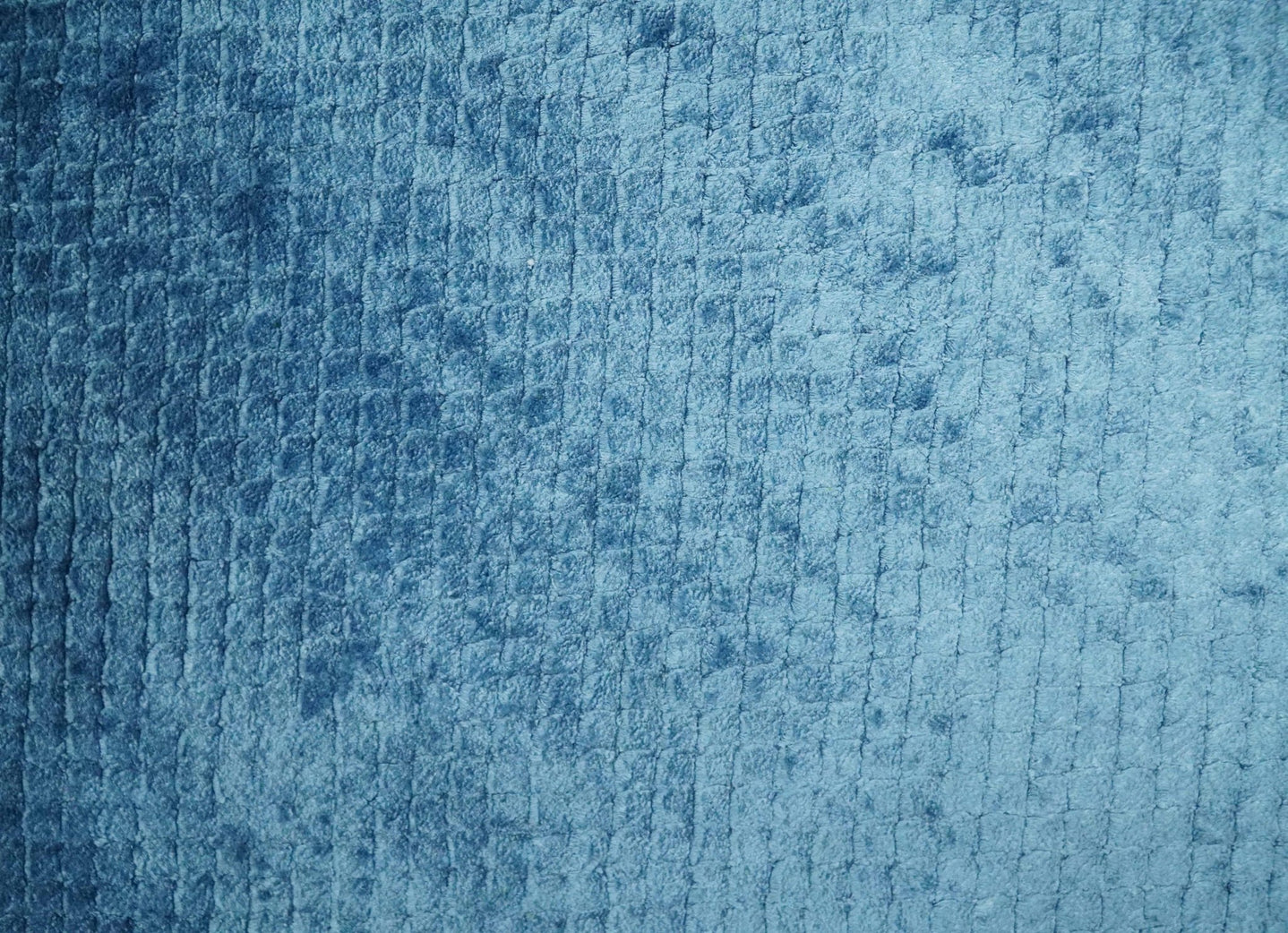 Modern Geometrical Cross Square Hand Made 2x3 Aqua Blue Art silk Area Rug - The Rug Decor