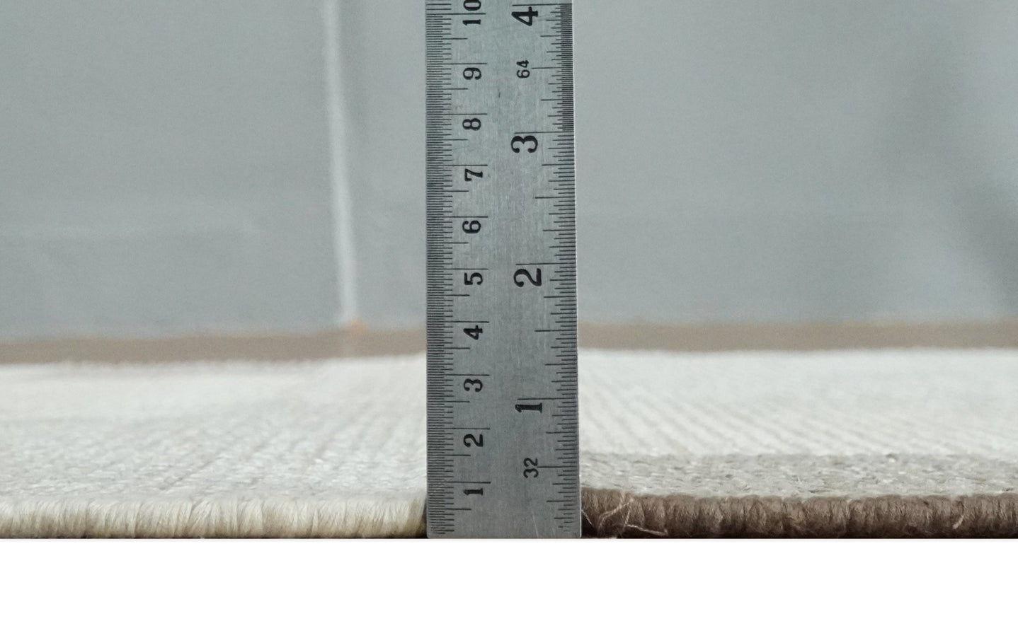 Modern Geometrical Hand knotted 2x3 Gray, Beige and Silver Area Rug | N5323 - The Rug Decor