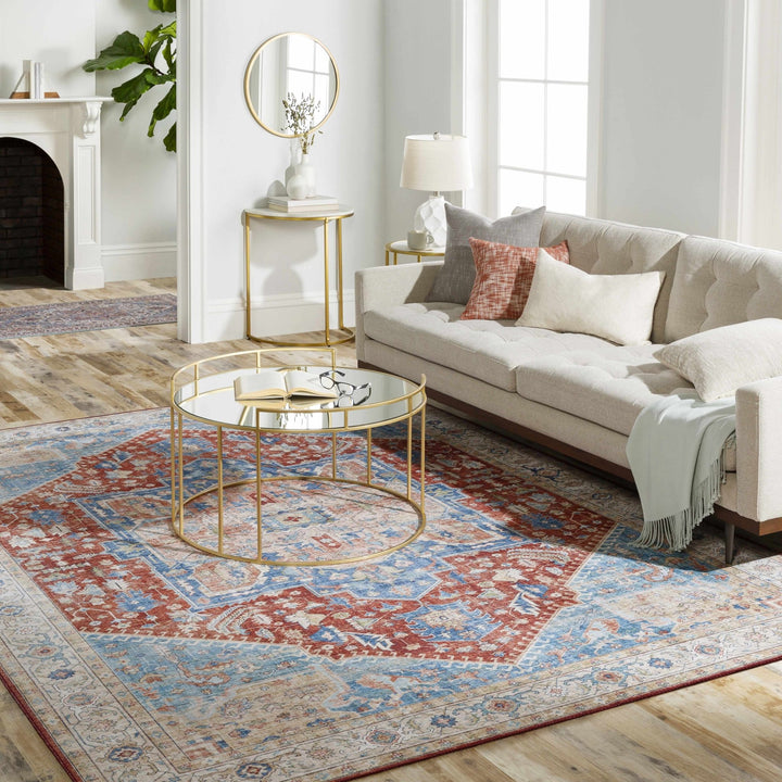 Modern Golden Ring Wall Mirror Round Prefect for Home Decor - The Rug Decor