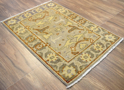 Modern Hand Knotted Wool 2' by 3' Area Rug | The Rug Decor |TRD142723 - The Rug Decor