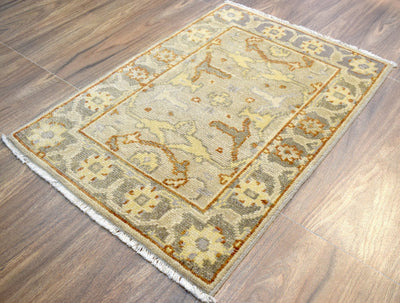 Modern Hand Knotted Wool 2' by 3' Area Rug | The Rug Decor |TRD142723 - The Rug Decor