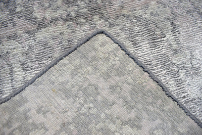 Modern Indo Tibetan Wool and Bamboo Silk 2' by 4' Rug |The Rug Decor |TRD168624 - The Rug Decor