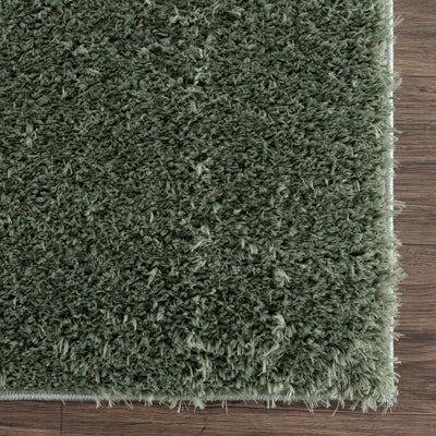 Modern Solid Dark Olive green Woven Plush area rug - The Rug Decor