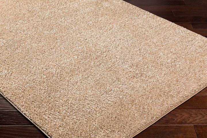 Modern Solid Design Brown High Pile Washable Area Rug - The Rug Decor