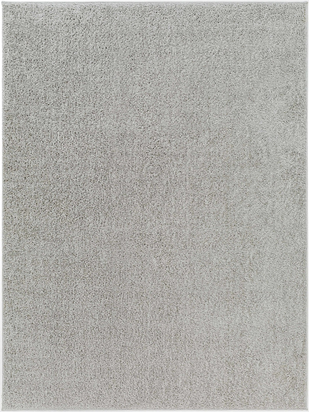 Modern Solid Plane light Gray Plush Pile Moroccan Style Multi size Washable Area Rug - The Rug Decor