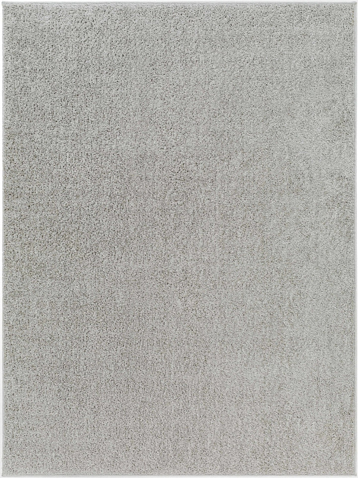 Modern Solid Plane light Gray Plush Pile Moroccan Style Multi size Washable Area Rug - The Rug Decor