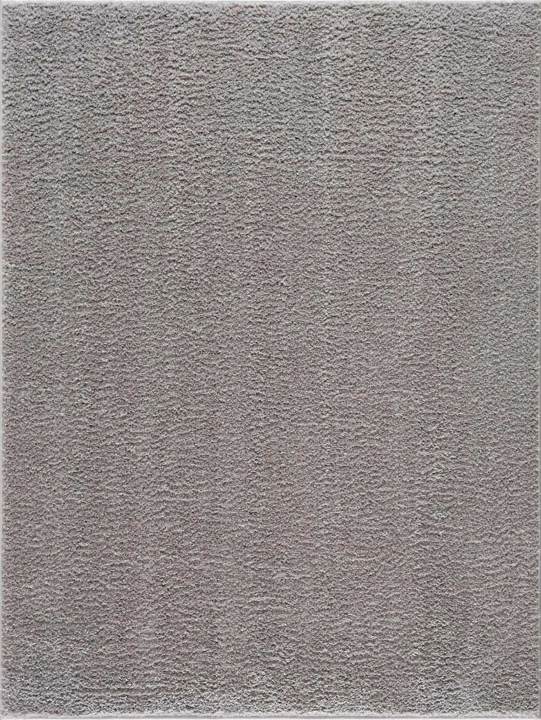 Modern Solid Plane light Gray Plush Pile Moroccan Style Multi size Washable Area Rug - The Rug Decor