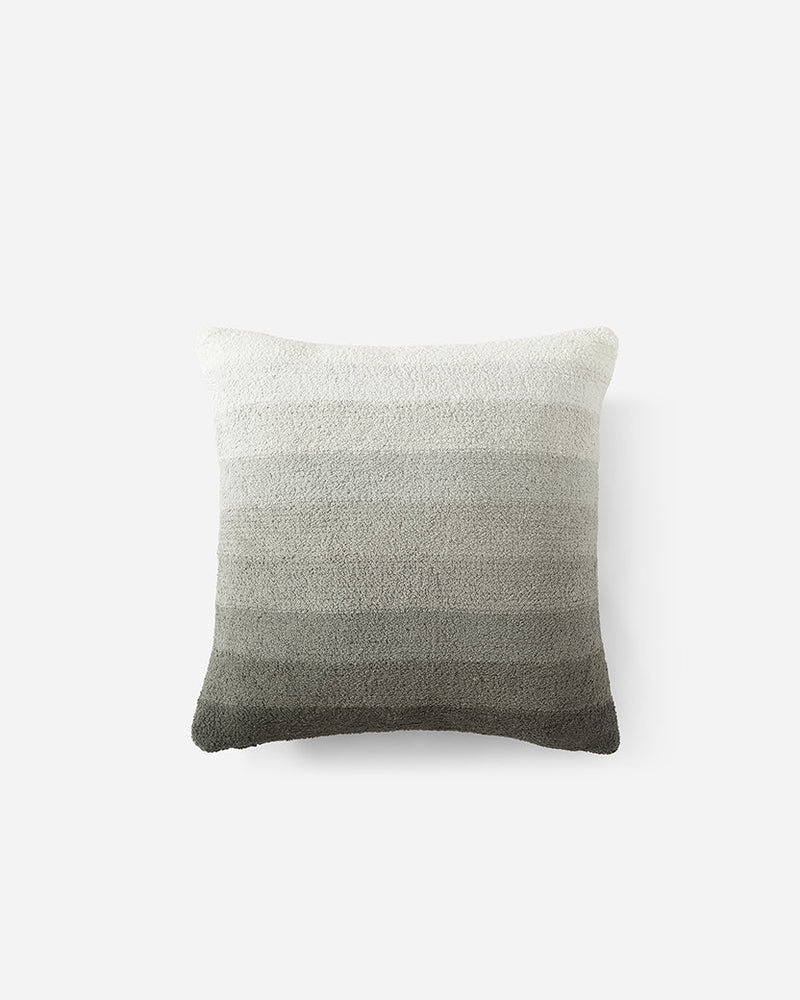 Modern Stripes Pattern Ombre Granite Color Throw Pillow - The Rug Decor