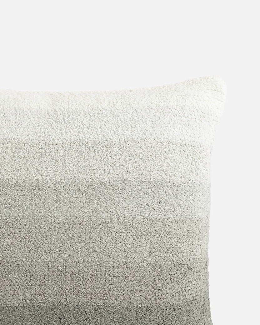 Modern Stripes Pattern Ombre Granite Color Throw Pillow - The Rug Decor