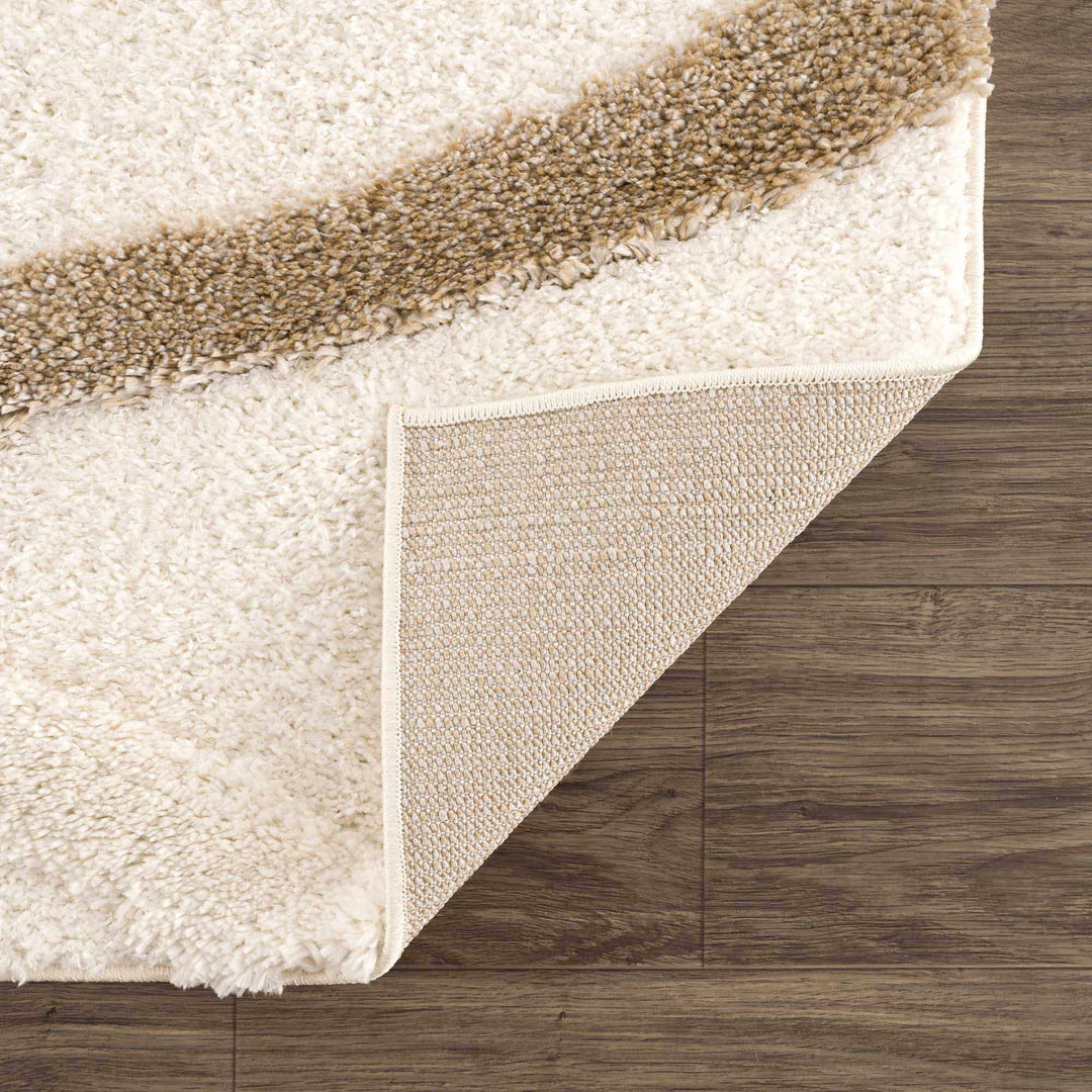 Brown Textured Rug Modern Texture Brown and Ivory Design Area Rug – The Rug Decor