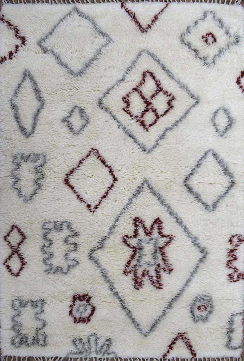 Moroccan Traditional Handmade New Zealand Wool 4&
