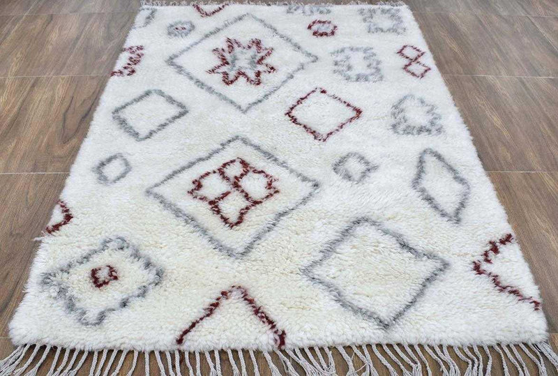 Moroccan Traditional Handmade New Zealand Wool 4&