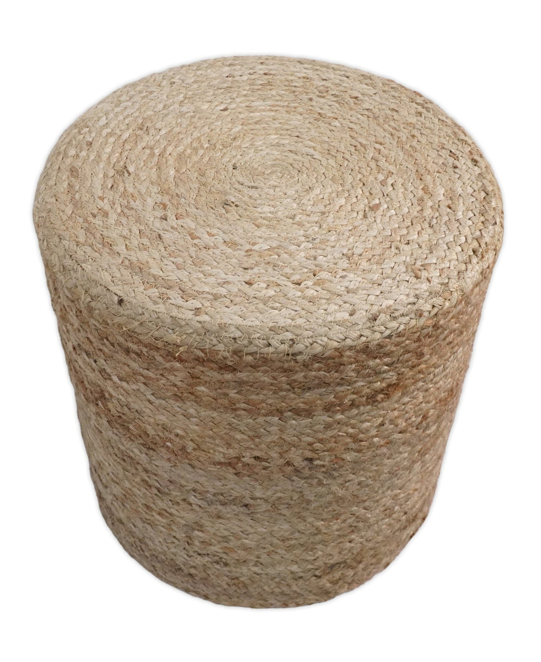 Braided jute ottoman sales