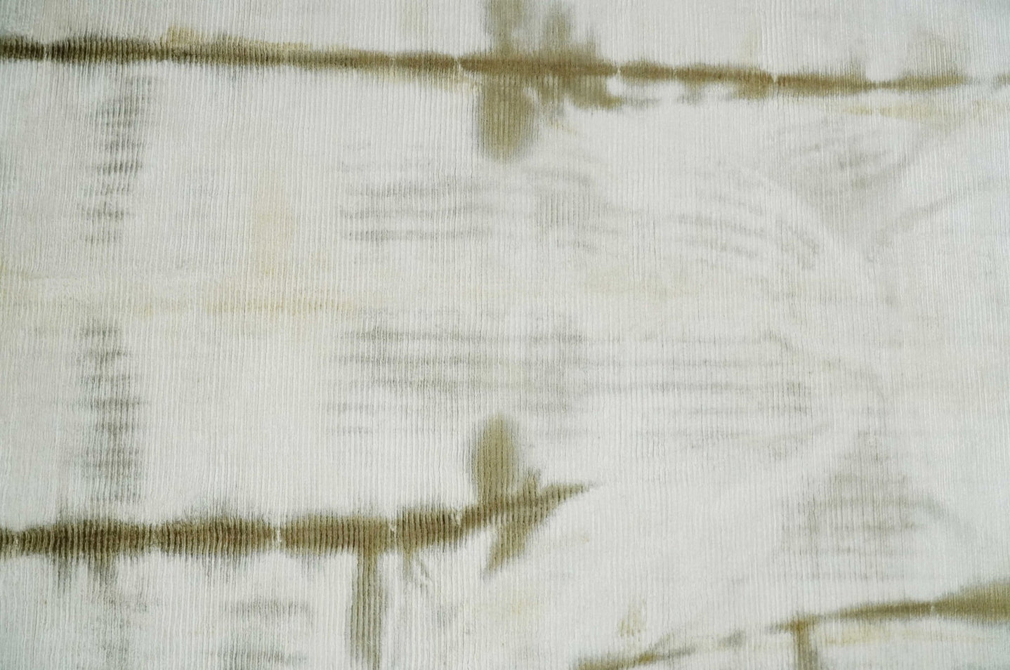 Olive and ivory 6x9 Modern Abstract Hand Woven Art Silk Rug | KNT1 - The Rug Decor